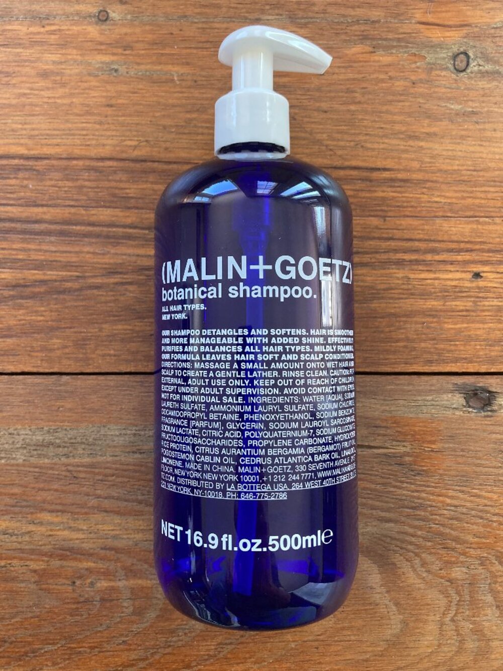 MALIN + GOETZ Botanical Shampoo - 16.9 fl. oz. NEW